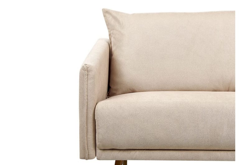 Maurana Soffa 3-sits - Beige/Guld - Möbler - Soffa - Sammetssoffa