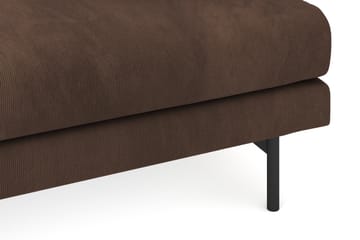 Menard 3-sits Djup Manchestersoffa - Brun - Möbler - Soffa - 3 sits soffa