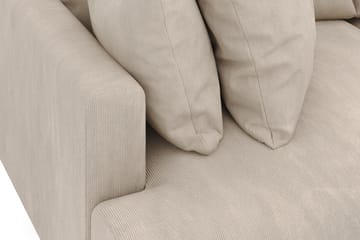 Menard 3-sits Djup Manchestersoffa - Greige - Möbler - Soffa - 3 sits soffa