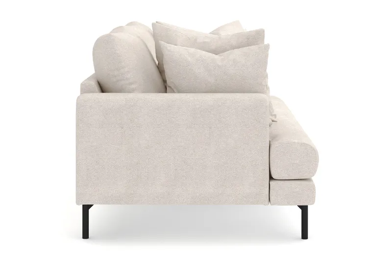Menard 3-sits Djup Tygsoffa - Beige - Möbler - Soffa - 3 sits soffa