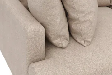 Menard 3-sits Djup Tygsoffa - Beige - Möbler - Soffa - 3 sits soffa