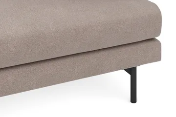 Menard 3-sits Djup Tygsoffa - Brun - Möbler - Soffa - 3 sits soffa