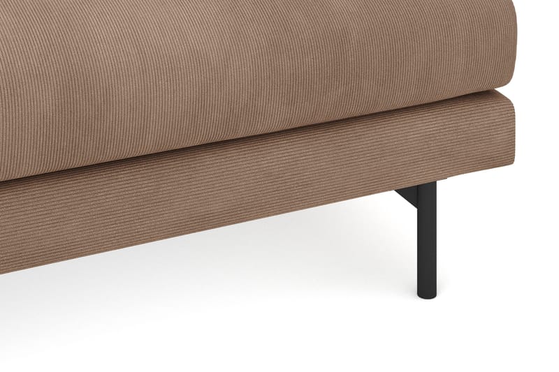 Menard 4-sits Djup Manchestersoffa - Brun - Möbler - Soffa - 4 sits soffa