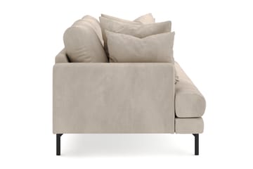 Menard 4-sits Djup Manchestersoffa - Grå - Möbler - Soffa - 4 sits soffa