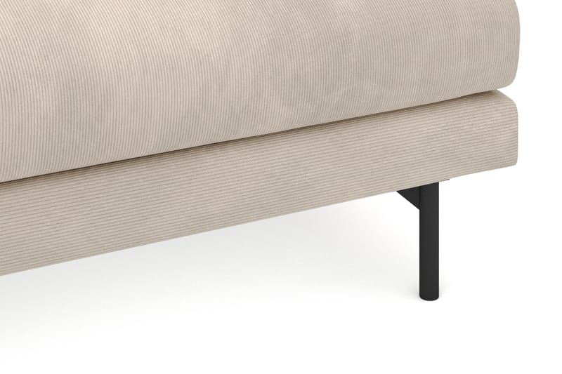 Menard 4-sits Djup Manchestersoffa - Grå - Möbler - Soffa - 4 sits soffa