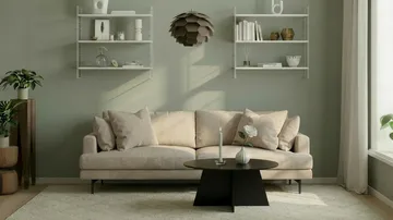 Menard 4-sits Djup Manchestersoffa - Greige - Möbler - Soffa - 4 sits soffa