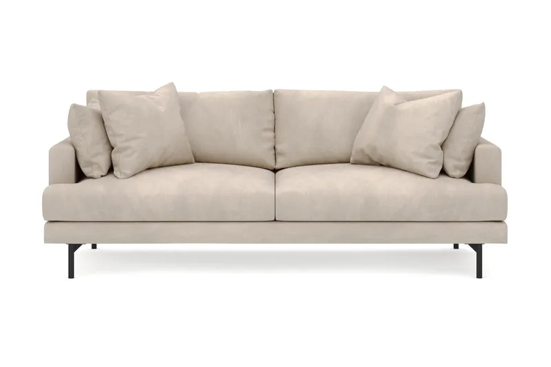 Menard 4-sits Djup Manchestersoffa - Greige - Möbler - Soffa - 4 sits soffa
