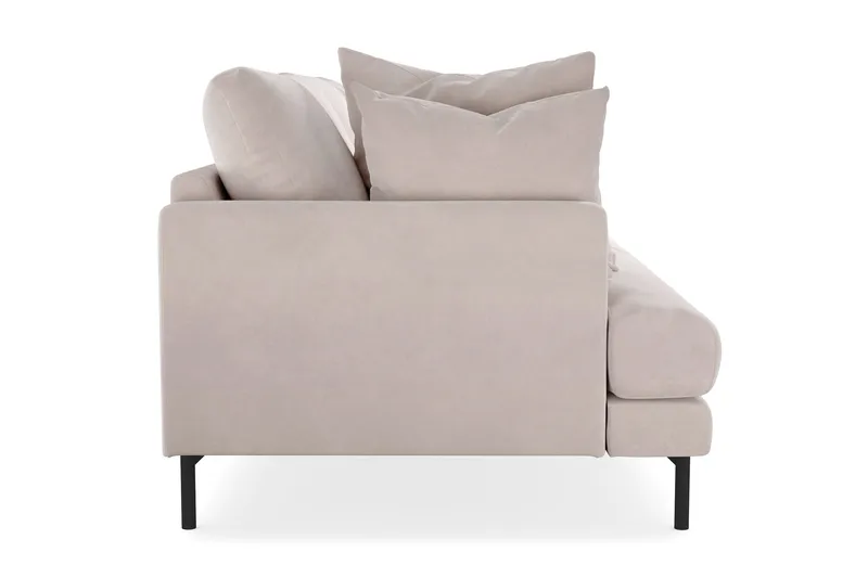 Menard 4-sits Djup Sammetssoffa - Beige - Möbler - Soffa - 4 sits soffa