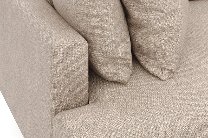 Menard 4-sits Djup Tygsoffa - Beige - Möbler - Soffa - 4 sits soffa