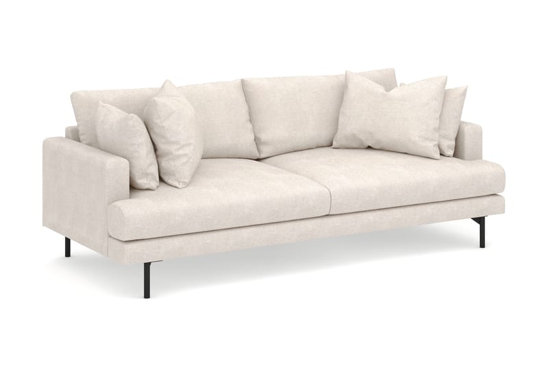 Menard 4-sits Djup Tygsoffa - Beige - Möbler - Soffa - 4 sits soffa