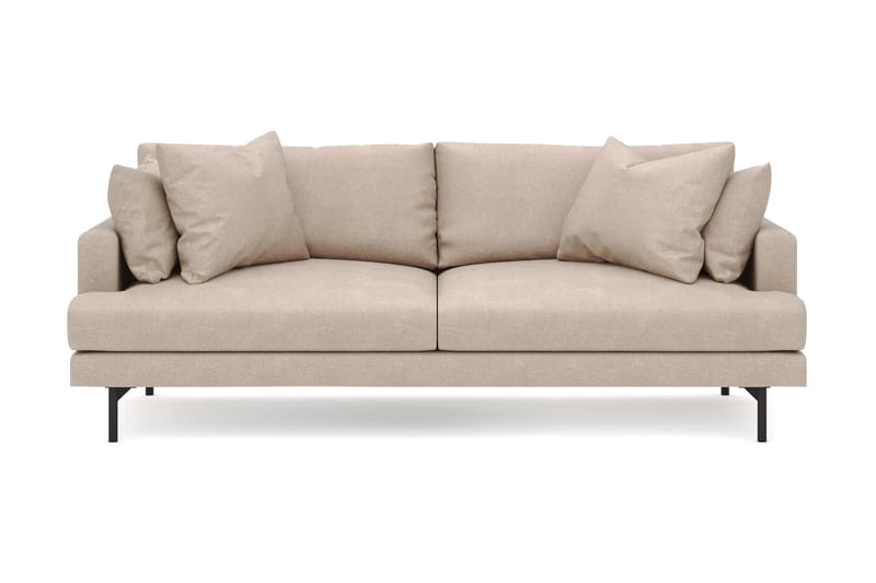 Menard 4-sits Djup Tygsoffa - Beige - Möbler - Soffa - 4 sits soffa
