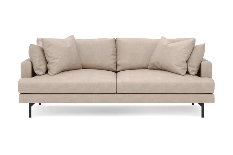 Menard 4-sits Djup Tygsoffa - Beige - Möbler - Soffa - 4 sits soffa