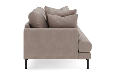 Menard 4-sits Djup Tygsoffa - Brun - Möbler - Soffa - 4 sits soffa