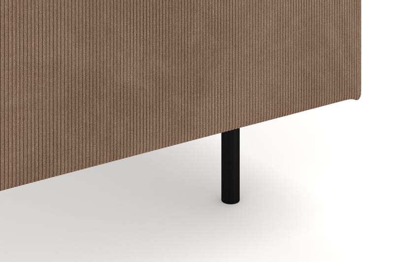 Menard 6-sits Högervänd L-formad Hörnsoffa i Manchester - Brun - Möbler - Soffa - Hörnsoffa