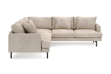 Menard 6-sits Högervänd L-formad Hörnsoffa i Manchester - Greige - Möbler - Soffa - Hörnsoffa