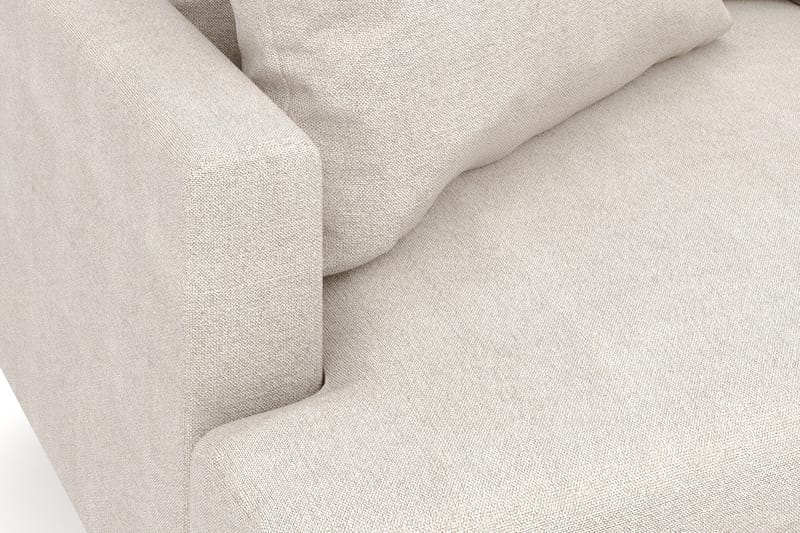 Menard 6-sits Högervänd L-formad Hörnsoffa i Tyg - Beige - Möbler - Soffa - Hörnsoffa