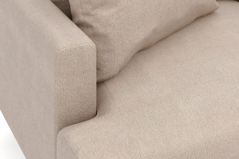 Menard 6-sits Högervänd L-formad Hörnsoffa i Tyg - Beige - Möbler - Soffa - Hörnsoffa