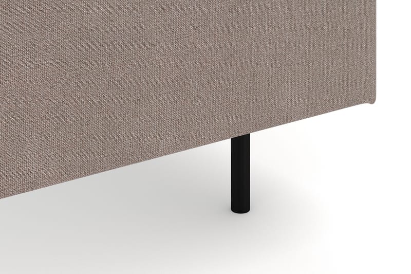 Menard 6-sits Högervänd L-formad Hörnsoffa i Tyg - Brun - Möbler - Soffa - Hörnsoffa