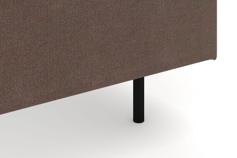 Menard 6-sits Högervänd L-formad Hörnsoffa i Tyg - Brun - Möbler - Soffa - Hörnsoffa