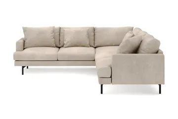 Menard 6-sits Vänstervänd L-formad Hörnsoffa i Manchester - Greige - Möbler - Soffa - Hörnsoffa