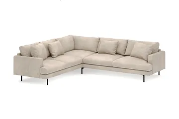 Menard 6-sits Vänstervänd L-formad Hörnsoffa i Manchester - Greige - Möbler - Soffa - Hörnsoffa