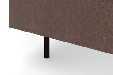 Menard 6-sits Vänstervänd L-formad Hörnsoffa i Tyg - Brun - Möbler - Soffa - Hörnsoffa