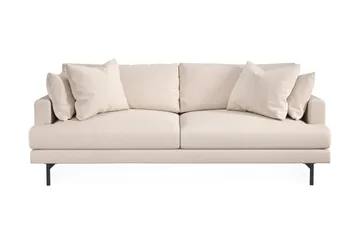 Menard Soffgrupp 4-sits + 4-sits Djup Tygsoffa 225 cm bred - Beige - Möbler - Soffa - Soffgrupp