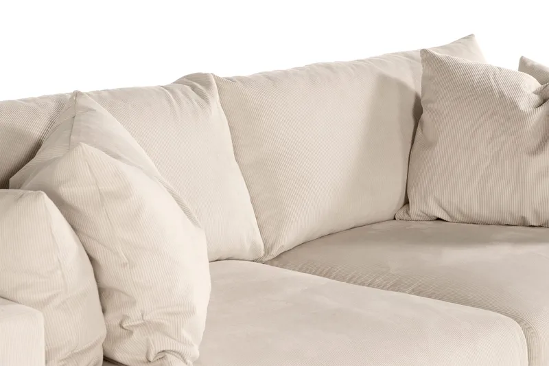 Menard Soffgrupp 4-sits + 4-sits Manchestersoffa - Beige - Möbler - Soffa - Soffgrupp