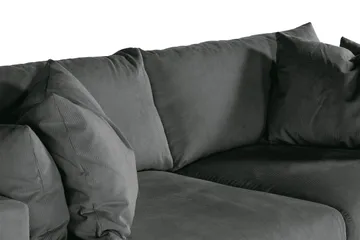 Menard Soffgrupp 4-sits + 4-sits Manchestersoffa - Grå - Möbler - Soffa - Soffgrupp