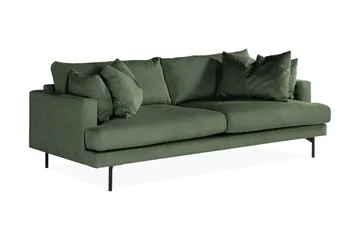 Menard Soffgrupp 4-sits + 4-sits Manchestersoffa - Grön - Möbler - Soffa - Soffgrupp