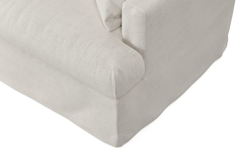 Menard Soffgrupp 4-sits Högervänd L-formad Schäslongsoffa + Fåtölj i Bouclé - Vit - Möbler - Soffa - Divansoffa & schäslongsoffa