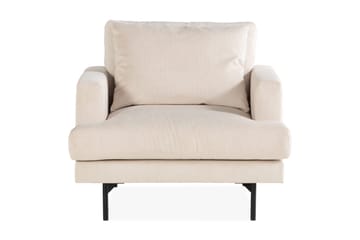 Menard Soffgrupp 4-sits Högervänd L-formad Schäslongsoffa + Stor Fåtölj i Manchester - Beige - Möbler - Soffa - Soffgrupp