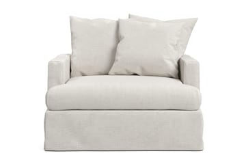 Menard Soffgrupp 4-sits Vänstervänd L-formad Schäslongsoffa + Fåtölj i Tyg - Beige - Möbler - Soffa - Divansoffa & schäslongsoffa