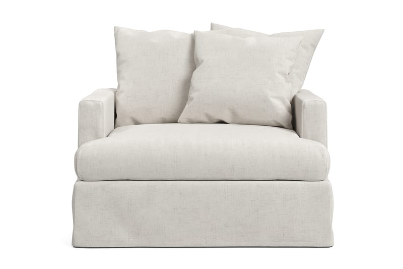Menard Soffgrupp 4-sits Vänstervänd L-formad Schäslongsoffa + Fåtölj i Tyg - Beige - Möbler - Soffa - Divansoffa & schäslongsoffa