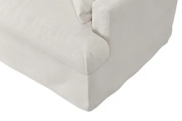 Menard Soffgrupp 4-sits Vänstervänd L-formad Schäslongsoffa + Fåtölj i Tyg - Beige - Möbler - Soffa - Soffgrupp