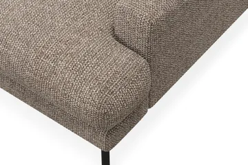 Menard Premium 5-sits Vänstervänd L-formad Djup Schäslongsoffa i Chenille - Brun - Möbler - Soffa - Divansoffa & schäslongsoffa