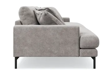 Menard Premium 4-sits Djup Soffa i Chenille - Grå/Brun - Möbler - Soffa - 4 sits soffa