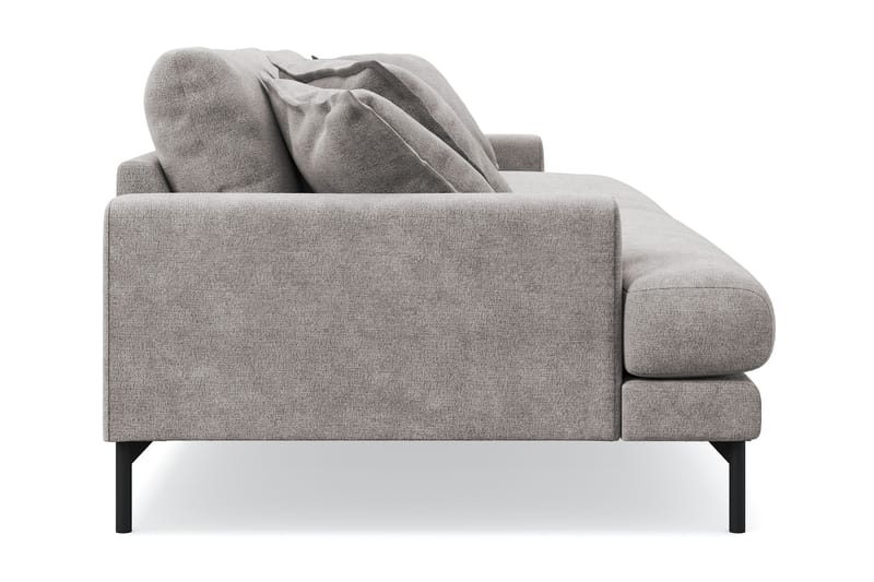 Menard Premium 4-sits Djup Soffa i Chenille - Grå/Brun - Möbler - Soffa - 4 sits soffa