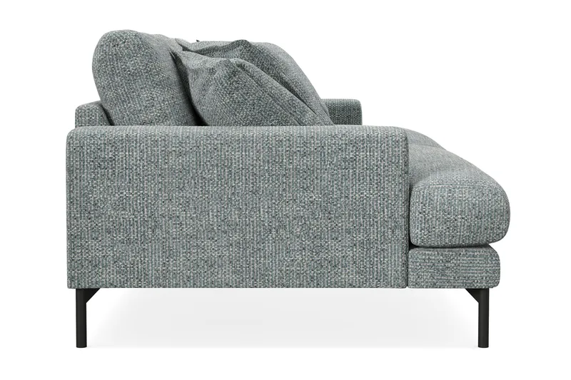 Menard Premium 4-sits Djup Soffa i Chenille - Grå/Blå - Möbler - Soffa - 4 sits soffa