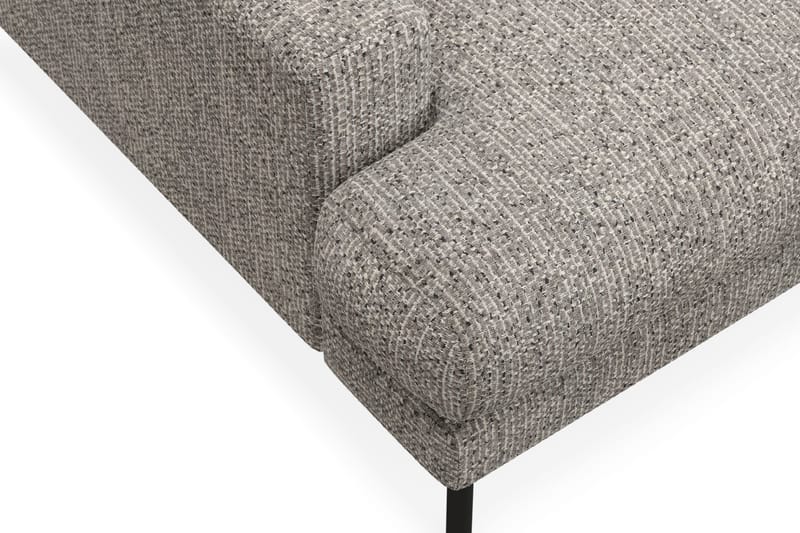 Menard Premium 5-sits Högervänd L-formad Djup Schäslongsoffa i Chenille - Grå - Möbler - Soffa - Divansoffa & schäslongsoffa