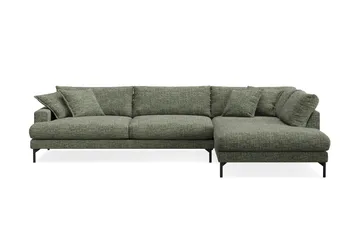 Menard Premium 5-sits Högervänd L-formad Djup Schäslongsoffa i Chenille