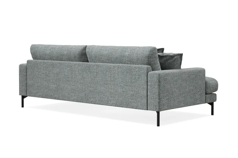 Menard Premium 4-sits Djup Soffa i Chenille - Grå/Blå - Möbler - Soffa - 4 sits soffa