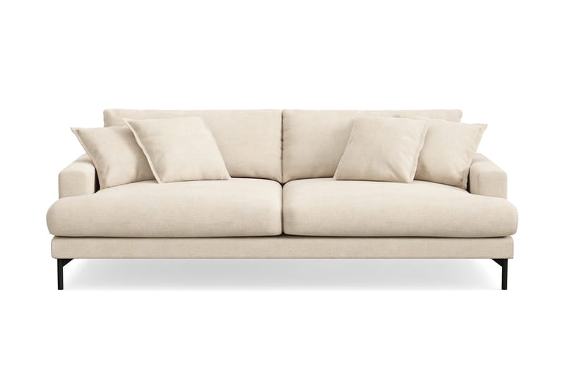 Menard Premium 4-sits Djup Soffa i Chenille, Beige