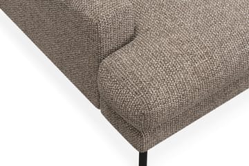 Menard Premium 5-sits Högervänd L-formad Djup Schäslongsoffa i Chenille - Brun - Möbler - Soffa - Divansoffa & schäslongsoffa
