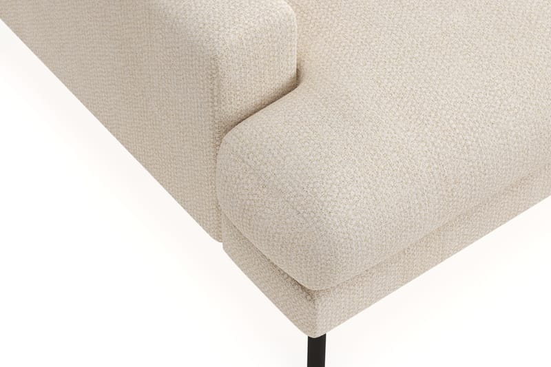 Menard Premium 5-sits Högervänd L-formad Djup Schäslongsoffa i Chenille - Ljusbeige - Möbler - Soffa - Divansoffa & schäslongsoffa