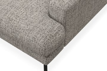 Menard Premium 5-sits Vänstervänd L-formad Djup Schäslongsoffa i Chenille - Grå - Möbler - Soffa - Divansoffa & schäslongsoffa