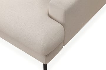 Menard Premium 5-sits Vänstervänd L-formad Djup Schäslongsoffa i Bouclé - Ljusbeige - Möbler - Soffa - Divansoffa & schäslongsoffa
