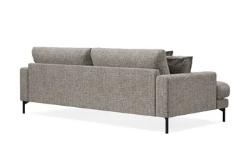 Menard Premium 4-sits Djup Soffa i Chenille - Grå - Möbler - Soffa - 4 sits soffa