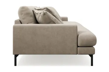 Menard Premium 4-sits Djup Soffa i Tyg - Brun - Möbler - Soffa - 4 sits soffa
