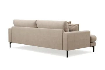 Menard Premium 4-sits Djup Soffa i Tyg - Beige - Möbler - Soffa - 4 sits soffa